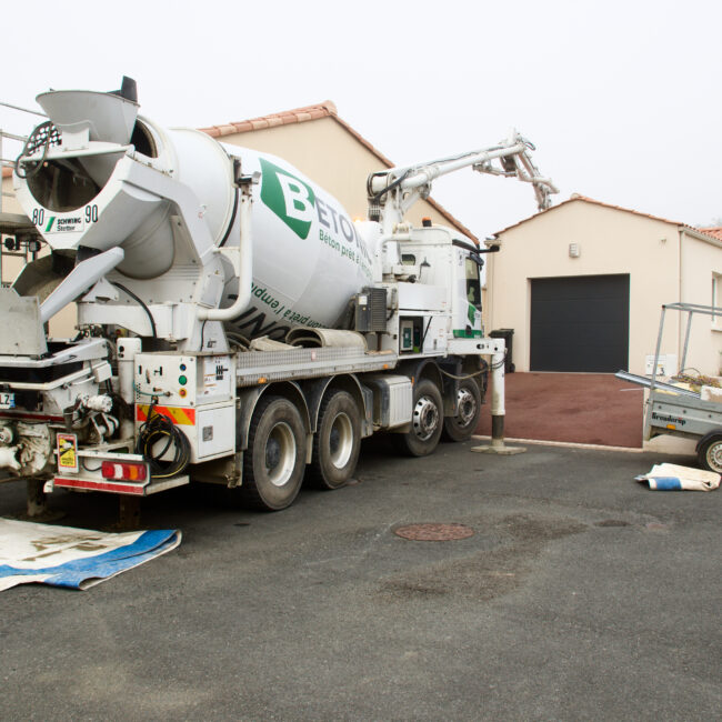 Béton prêt à l'emploi travaux maison - BETONIC